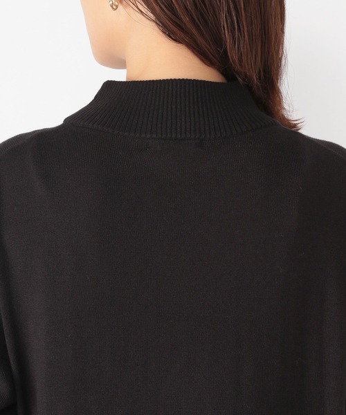 studio CLIP（スタディオクリップ）の「【毛玉になりにくい/マシンウォッシャブル】rakuryl 12ゲージフレアハイネックワンピース（ワンピース・レディース・レッド/カーキ/ブラック・FREE）」の15枚目の写真