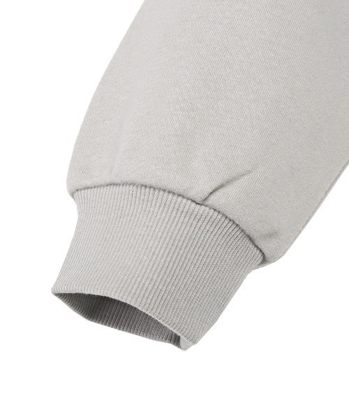 LUXSTYLE（ラグスタイル）の「フェイクレイヤードBIGトレーナー（スウェット・メンズ・ホワイト/ブラック/ブルー/グレイッシュベージュ/チャコール・M/L/XL）」の21枚目の写真