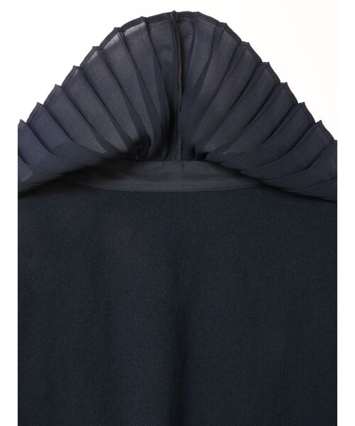 mizuiroind(ミズイロインド)の「mizuiro ind プリーツカラーシャツプルオーバー(シャツ/ブラウス・レディース・ブラック/アイボリー/ネイビー・FREE)」の21枚目の写真