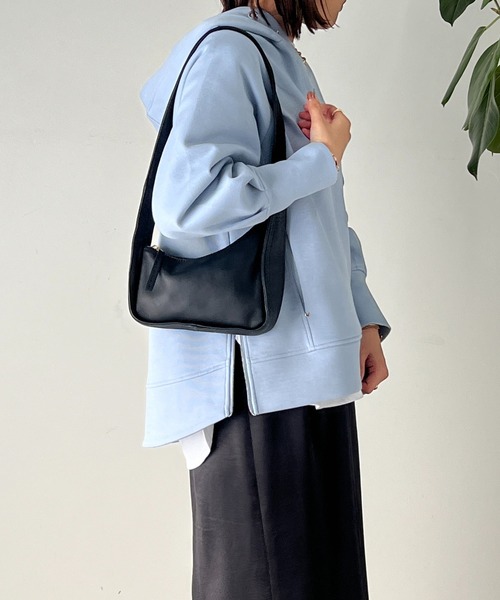 un dix cors(アンディコール)の「スキッパーフードニット(パーカー・レディース・グレイッシュベージュ/ブラック/ブルー・FREE)」の16枚目の写真