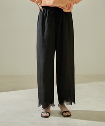 SALON adam et rope' | シェルスカラップイージーパンツ(その他パンツ)