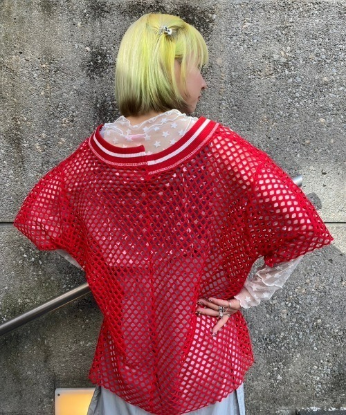 Candy Stripper（キャンディストリッパー）の「STARRING TULLE トップス（その他トップス・レディース・ピンク/ブラック/オフホワイト・2）」の7枚目の写真