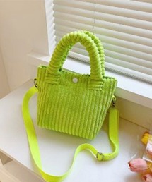 コーデュロイ ショルダーバッグ 2WAY