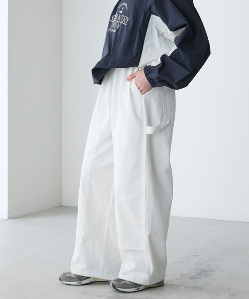 forksy.（フォルクシー）の「【forksy.】パッチワークバルーンペインターパンツ（その他パンツ・レディース・チャコール/ピンク/オフホワイト・FREE）」の17枚目の写真