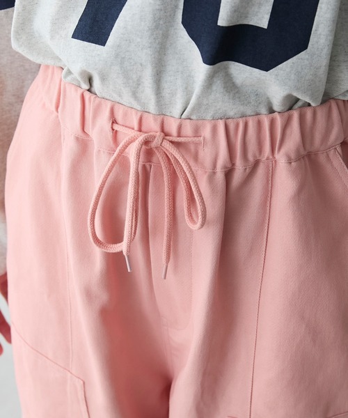 forksy.（フォルクシー）の「【forksy.】パッチワークバルーンペインターパンツ（その他パンツ・レディース・チャコール/ピンク/オフホワイト・FREE）」の6枚目の写真