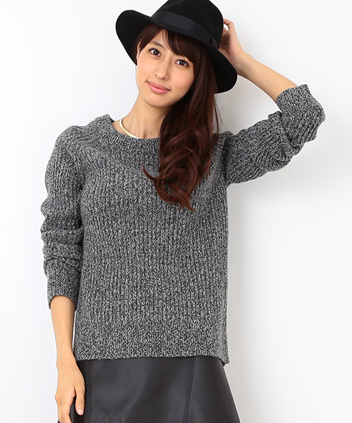 B:MING by BEAMS（ビーミングバイビームス）の「ビーミング by ビームス / リブラグランプルオーバー（ニット/セーター・レディース・オフホワイト/チャコールグレー/ライトグレー/ネイビー・ONE SIZE）」の3枚目の写真