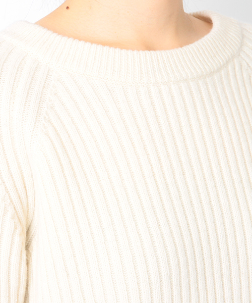 B:MING by BEAMS（ビーミングバイビームス）の「ビーミング by ビームス / リブラグランプルオーバー（ニット/セーター・レディース・オフホワイト/チャコールグレー/ライトグレー/ネイビー・ONE SIZE）」の11枚目の写真