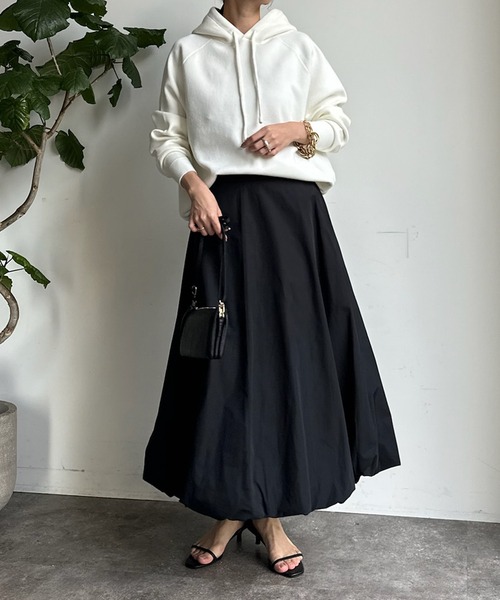 DouDou（ドゥドゥ）の「ニットパーカー（パーカー・レディース・オフホワイト/グレー/ピンク・FREE）」の7枚目の写真