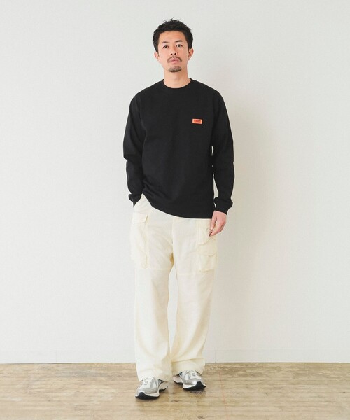 NULL（ヌル）の「NULL TOKYO × BEAMS / 別注 OUTSIDE LONG PANTS 24SS（その他パンツ・メンズ・ブラック/オフホワイト・LARGE/SMALL/MEDIUM/X-LARGE）」の3枚目の写真