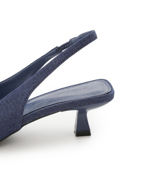 Mila Owen（ミラオーウェン）の「リボンモチーフスリングバッグパンプス（パンプス・レディース・インディゴブルー・36/37/38）」の6枚目の写真