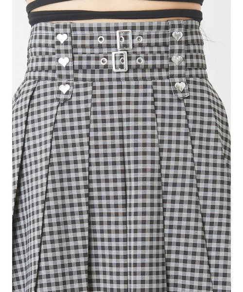 Ank Rouge（アンクルージュ）の「チェックプリーツスカパン（スカート・レディース・ブラック/ブルー/ピンク・M）」の5枚目の写真
