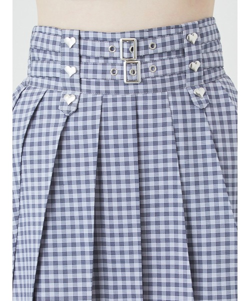 Ank Rouge（アンクルージュ）の「チェックプリーツスカパン（スカート・レディース・ブラック/ブルー/ピンク・M）」の10枚目の写真