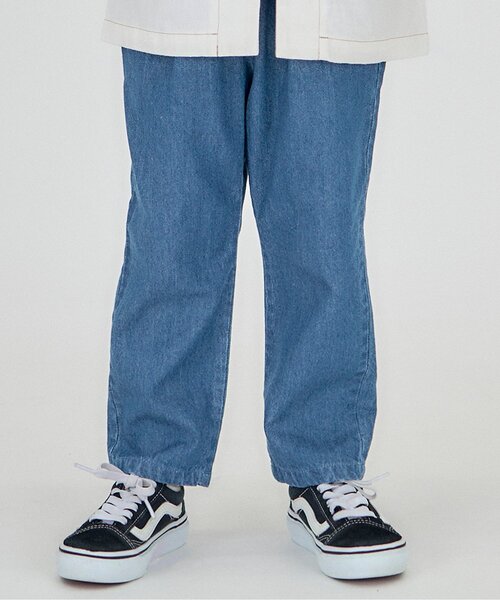 apres les cours(アプレレクール)の「シェフパンツ/7days Style pants(その他パンツ・キッズ・ブルー/グレー/オフホワイト/チャコール/チェック/ストライプ・80/90/100/110/120/130)」の4枚目の写真
