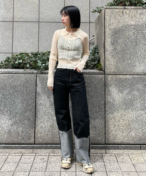 【完売品】oriens JORNAL STANDARD ロールアップ 黒 Amazon.co.jp: Oriens JOURNAL STANDARD ロールアップデニム 黒