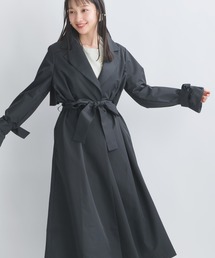 PICCIN | 弱撥水 後ろティアードリボンコート(トレンチコート)