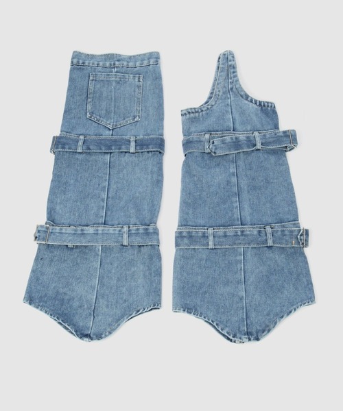 FOREVER 21（フォーエバー トゥエンティーワン）の「デニムレッグウォーマー（レッグウォーマー・レディース・ブルー・FREE）」の10枚目の写真