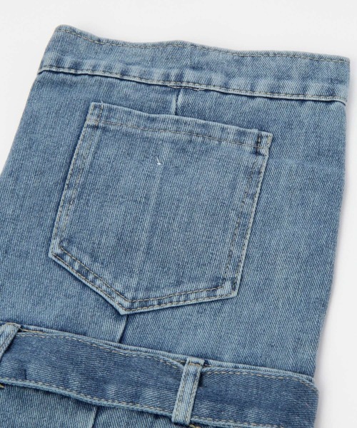 FOREVER 21（フォーエバー トゥエンティーワン）の「デニムレッグウォーマー（レッグウォーマー・レディース・ブルー・FREE）」の12枚目の写真