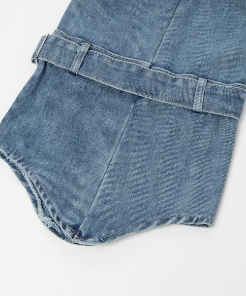 FOREVER 21（フォーエバー トゥエンティーワン）の「デニムレッグウォーマー（レッグウォーマー・レディース・ブルー・FREE）」の14枚目の写真