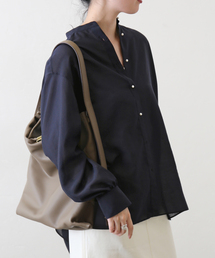 IENA | 《追加3》スパンボイル パールボタンシャツ(シャツ/ブラウス)