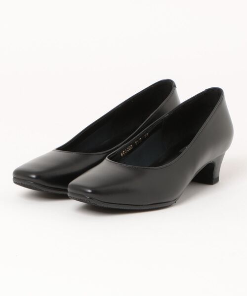 卑弥呼(ヒミコ)の「【Made in Japan】【卑弥呼】【撥水】3.5cmヒールブラックパンプス/600002(パンプス・レディース・ブラック・22.0cm/22.5cm/23.0cm/23.5cm/24.0cm/24.5cm/25.0cm/25.5cm/26.0cm/21.5cm/26.5cm)」の4枚目の写真