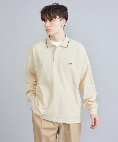 PENNEYS（ぺニーズ）の「PENNEYS（ぺニーズ）別注ヘビーロングスリーブポロシャツ（ポロシャツ・メンズ・ホワイト/ブラック/ネイビー・L/M）」の21枚目の写真