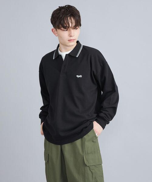 PENNEYS（ぺニーズ）の「PENNEYS（ぺニーズ）別注ヘビーロングスリーブポロシャツ（ポロシャツ・メンズ・ホワイト/ブラック/ネイビー・L/M）」の19枚目の写真