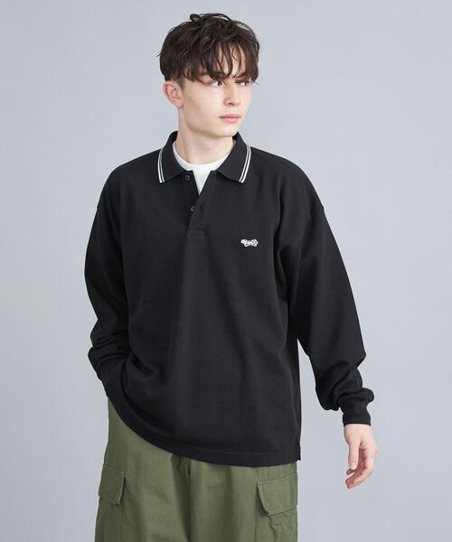 PENNEYS（ぺニーズ）の「PENNEYS（ぺニーズ）別注ヘビーロングスリーブポロシャツ（ポロシャツ・メンズ・ホワイト/ブラック/ネイビー・L/M）」の15枚目の写真