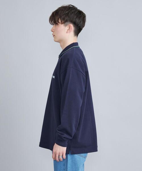 PENNEYS（ぺニーズ）の「PENNEYS（ぺニーズ）別注ヘビーロングスリーブポロシャツ（ポロシャツ・メンズ・ホワイト/ブラック/ネイビー・L/M）」の12枚目の写真