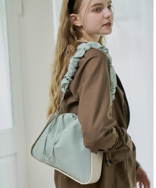 kushu-kushu docking shoulder bag/くしゅくしゅショルダー