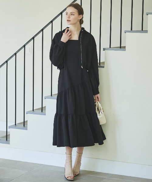 新品タグ付　アンドクチュール　フード　ワンピースセット AND COUTURE/ワンピース｜公式オンラインショップ｜バーンデスト