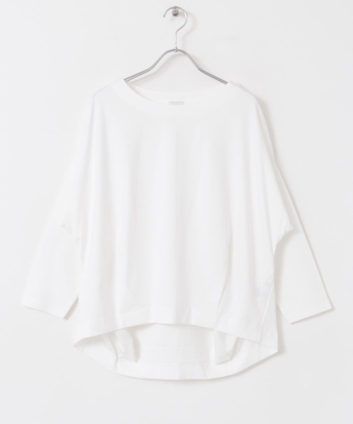 セール】コットンバックタック7分袖プルオーバー（Tシャツ
