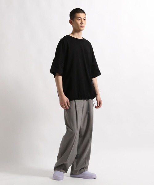 STERNBERG（スタンバーグ）の「STERNBERG/アジャストヘムドルマンプルオーバー/997283（Tシャツ/カットソー・メンズ・ブラック・MEDIUM/LARGE）」の5枚目の写真