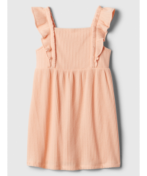 GAP(ギャップ)の「babyGap リブ ポインテール ワンピース(ワンピース・キッズ・ベージュ/オレンジ系その他・3 YRS/18-24M/4 YRS/12-18M/5 YRS/6-12M/2 YRS)」の1枚目の写真