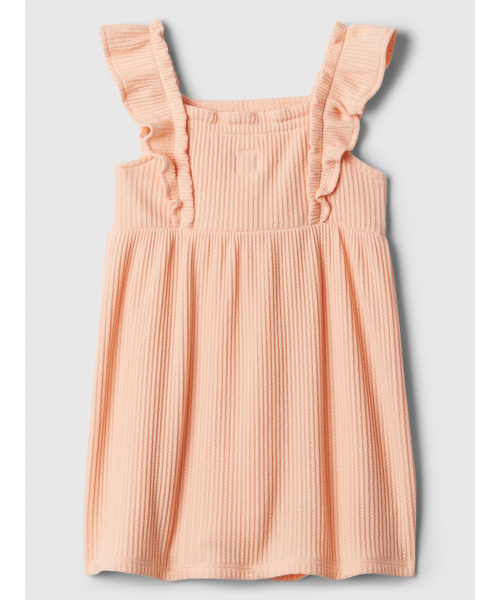 GAP(ギャップ)の「babyGap リブ ポインテール ワンピース(ワンピース・キッズ・ベージュ/オレンジ系その他・3 YRS/18-24M/4 YRS/12-18M/5 YRS/6-12M/2 YRS)」の3枚目の写真