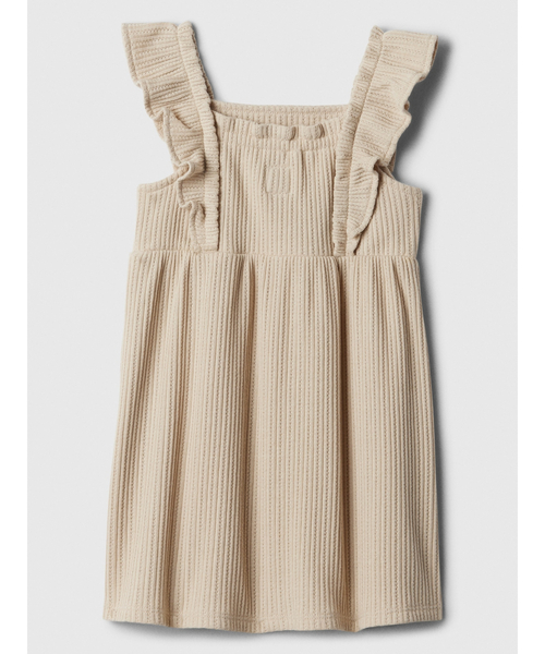 GAP(ギャップ)の「babyGap リブ ポインテール ワンピース(ワンピース・キッズ・ベージュ/オレンジ系その他・3 YRS/18-24M/4 YRS/12-18M/5 YRS/6-12M/2 YRS)」の4枚目の写真