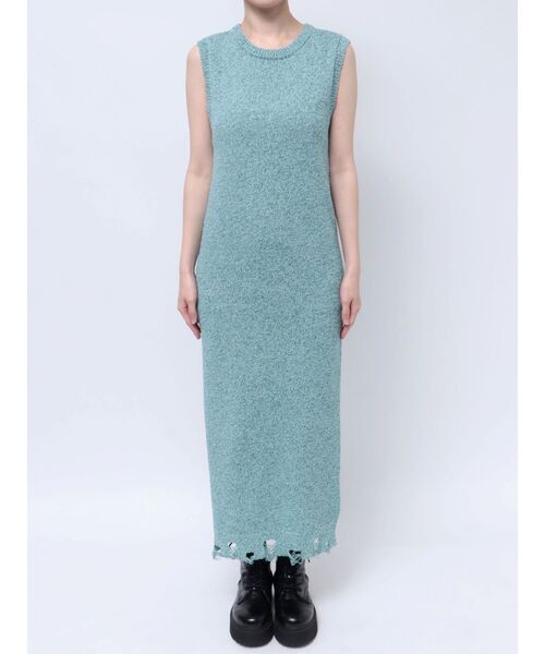 jouetie（ジュエティ）の「バックオープンサマーニットワンピース（ワンピース・レディース・ブラック/ピンク/ブルー・MEDIUM）」の14枚目の写真