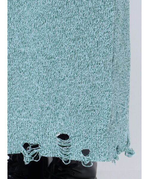 jouetie（ジュエティ）の「バックオープンサマーニットワンピース（ワンピース・レディース・ブラック/ピンク/ブルー・MEDIUM）」の19枚目の写真