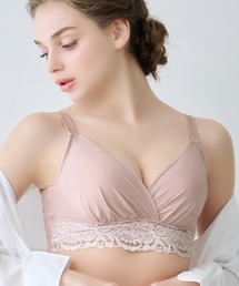 BRADELIS NEWYORK（ブラデリスニューヨーク）の「綿混ハイブリッド・デイリーハートカップブラ24 ブラデリス 補正下着 補整（ブラジャー・レディース・ピンク系）」