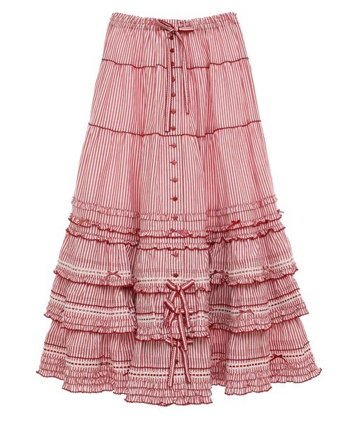 PINK HOUSE（ピンクハウス）の「グラデーションリボン使いストライプ