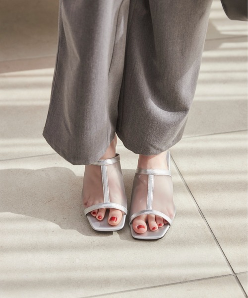 ANGIE(アンジー)の「シアーサンダル(サンダル・レディース・シルバー/ブラック/アイボリー・X-LARGE/LARGE/MEDIUM/SMALL)」の20枚目の写真