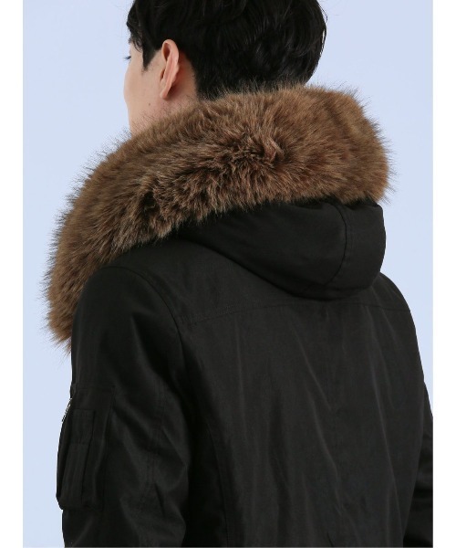 semantic design（セマンティックデザイン）の「セマンティックデザイン SHELLAC×SD N-2B 中綿ジャケット（ミリタリージャケット・メンズ・ブラック・MEDIUM/LARGE）」の12枚目の写真