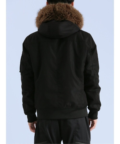 semantic design（セマンティックデザイン）の「セマンティックデザイン SHELLAC×SD N-2B 中綿ジャケット（ミリタリージャケット・メンズ・ブラック・MEDIUM/LARGE）」の10枚目の写真