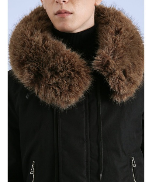 semantic design（セマンティックデザイン）の「セマンティックデザイン SHELLAC×SD N-2B 中綿ジャケット（ミリタリージャケット・メンズ・ブラック・MEDIUM/LARGE）」の11枚目の写真