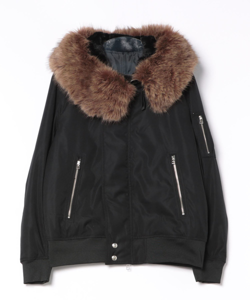 semantic design（セマンティックデザイン）の「セマンティックデザイン SHELLAC×SD N-2B 中綿ジャケット（ミリタリージャケット・メンズ・ブラック・MEDIUM/LARGE）」の14枚目の写真