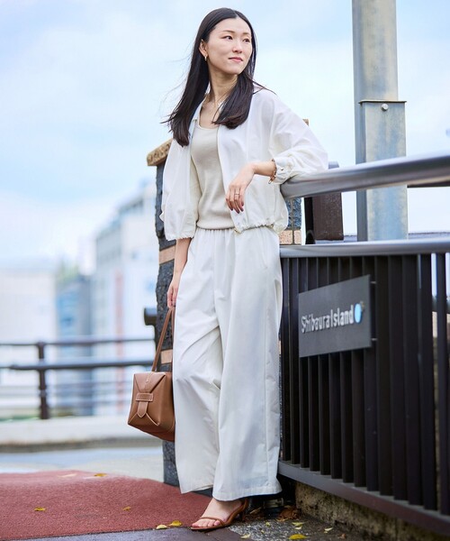 UNFILO(アンフィーロ)の「FINE MOVE ワイドパンツ(その他パンツ・レディース・ブラック系/カーキ系/ベージュ系/ホワイト系/グレー系/ネイビー系/ワイン系・XX-LARGE/X-LARGE)」の17枚目の写真