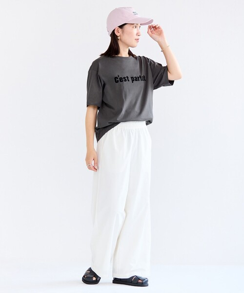 UNFILO(アンフィーロ)の「FINE MOVE ワイドパンツ(その他パンツ・レディース・ブラック系/カーキ系/ベージュ系/ホワイト系/グレー系/ネイビー系/ワイン系・XX-LARGE/X-LARGE)」の18枚目の写真