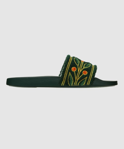Casablanca（カサブランカ）の「Embroidered Terry Slider（サンダル
