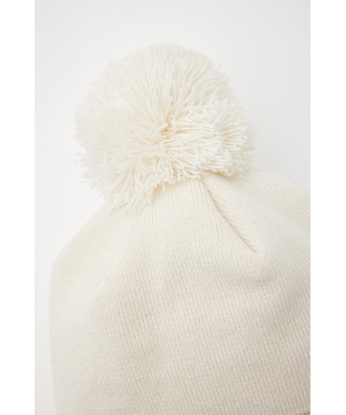 NEW ERA（ニューエラ）の「HinaYoshiharaxNEW ERA(R)xSLY ヒナヨシハラ ニューエラ スライ ニット帽（ニットキャップ/ビーニー・レディース・アイボリー/ブラック・FREE）」の11枚目の写真