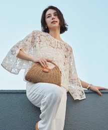 ハーフムーンワンハンドルカゴバッグ