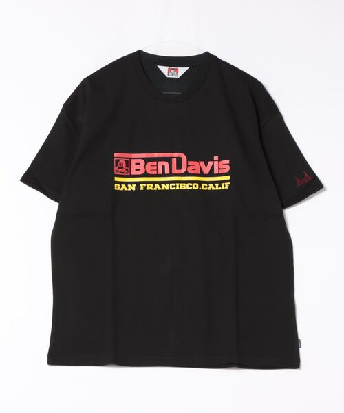 BEN DAVIS（ベンデイビス）の「《BEN DAVIS》プリントTシャツ/抗菌防臭 リサイクルコットン混（Tシャツ/カットソー・メンズ・ホワイト/ブラック/ピンク/ブルー・MEDIUM/LARGE/X-LARGE/SMALL）」の2枚目の写真